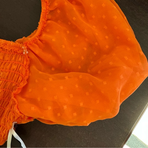 Orange Cropped Top by SHEIN - Picture 4 of 9